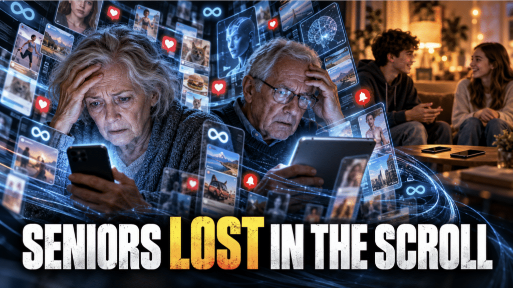 Seniors are now struggling worse than teens with screens